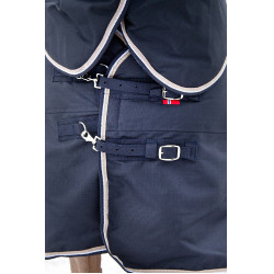 Manta exterior Georgina B Vertigocon cubrecuello amovible 250 g Azul marino Manta exterior Georgina B Vertigocon cubrecuello amovible 250 g Azul marino