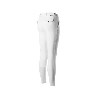 Pantalón con badanas de silícona Horze Gran Premio Hombre Blanco Pantalón con badanas de silícona Horze Gran Premio Hombre Blanco