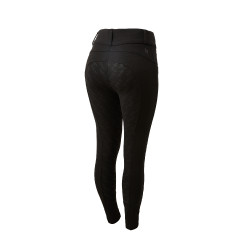 Pantalón térmico mujer Horze Mia con culera de silicona Negro Pantalón térmico mujer Horze Mia con culera de silicona Negro