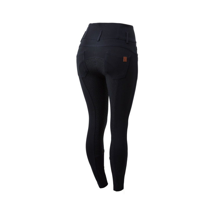 Pantalones de Montar con Cintura Alta deAsiento Completo de Silicona para Mujer Tara Horze Pantalones de Montar con Cintura Alta deAsiento Completo de Silicona para Mujer Tara Horze