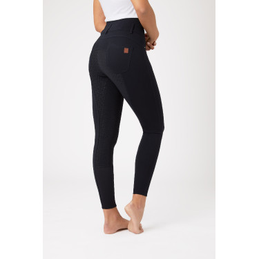 Pantalones de Montar con Cintura Alta deAsiento Completo de Silicona para Mujer Tara Horze Pantalones de Montar con Cintura Alta deAsiento Completo de Silicona para Mujer Tara Horze