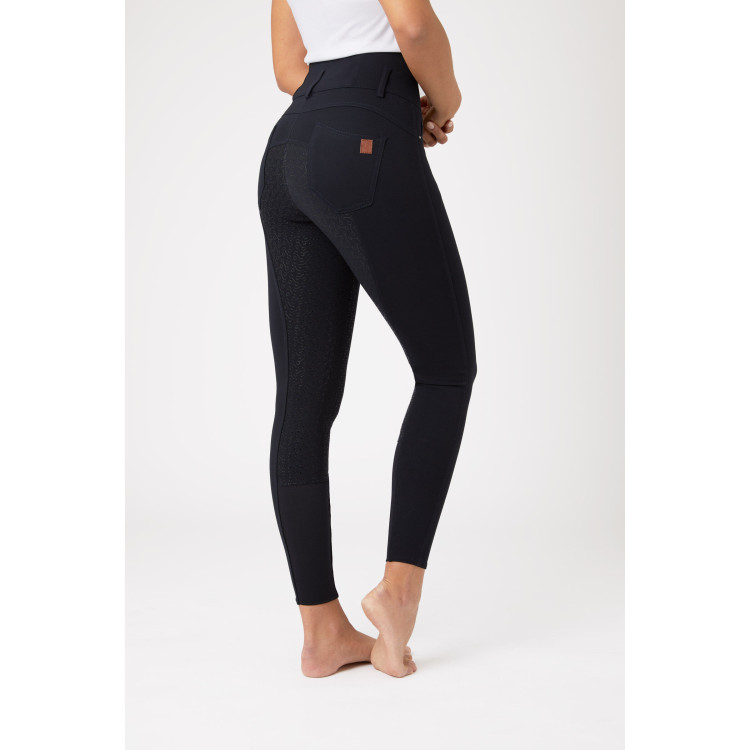 Pantalones de Montar con Cintura Alta deAsiento Completo de Silicona para Mujer Tara Horze Pantalones de Montar con Cintura Alta deAsiento Completo de Silicona para Mujer Tara Horze