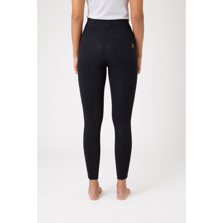 Pantalones de Montar con Cintura Alta deAsiento Completo de Silicona para Mujer Tara Horze Pantalones de Montar con Cintura Alta deAsiento Completo de Silicona para Mujer Tara Horze