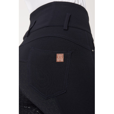 Pantalones de Montar con Cintura Alta deAsiento Completo de Silicona para Mujer Tara Horze Pantalones de Montar con Cintura Alta deAsiento Completo de Silicona para Mujer Tara Horze