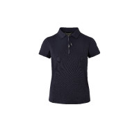 Camisa Polo de Manga Corta para Mujer Claudine B Vertigo Azul marino oscuro Camisa Polo de Manga Corta para Mujer Claudine B Vertigo Azul marino oscuro