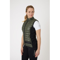 Chaleco de equitación ultraligero sin mangas B Vertigo Sia para mujer Verde hiedra Chaleco de equitación ultraligero sin mangas B Vertigo Sia para mujer Verde hiedra