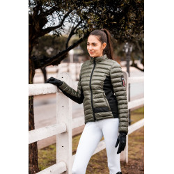 Chaqueta acolchada ultraligera B Vertigo Simone para mujer Verde hiedra