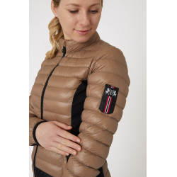 Chaqueta acolchada ultraligera B Vertigo Simone para mujer Galleta de jengibre Beige