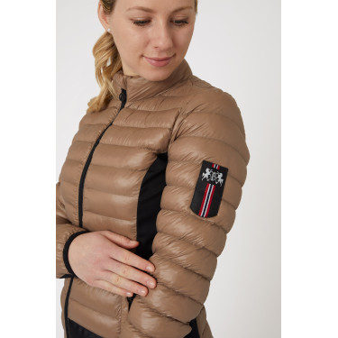 Chaqueta acolchada ultraligera B Vertigo Simone para mujer Galleta de jengibre Beige