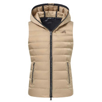 Chaleco acolchado sin mangas Euro-star Gabriela Rojo atractivo