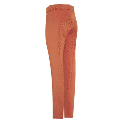 Pantalón de equitación Kids Easy Rider Joy FullGrip Cinabrio oscuro Naranja