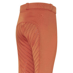 Pantalón de equitación Kids Easy Rider Joy FullGrip Cinabrio oscuro Naranja