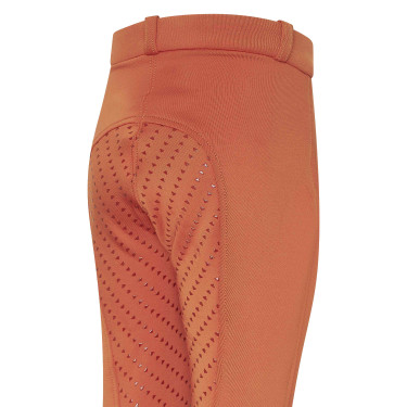 Pantalón de equitación Kids Easy Rider Joy FullGrip Cinabrio oscuro Naranja