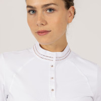 Polo de concurso Euro-Star Estrella Blanco óptico