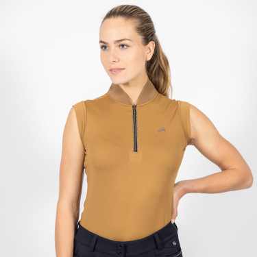 Top Euro-Star Ramona sin mangas Sepia Marr&amp;oacute;n