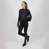 Polo en tech Imperial Riding Gaby Negro