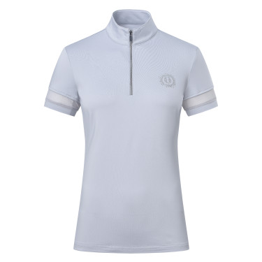Polo de manga corta Imperial Riding Gina Cristal Blanco