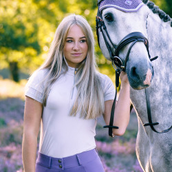 Polo de manga corta Imperial Riding Gina Cristal Blanco