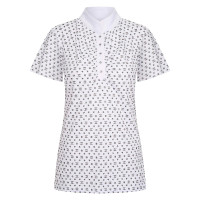 Polo en tech Imperial Riding Roxy AOP Blanco