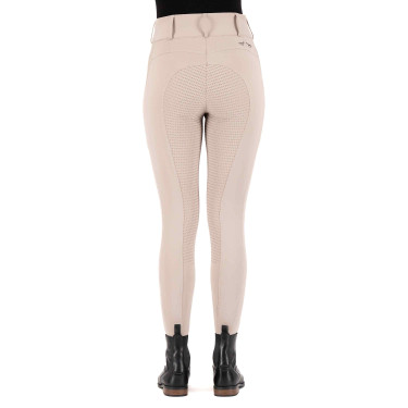Leggings de equitación HV Polo Evi FullGrip Hierba marina Beige