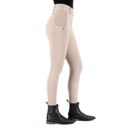 Leggings de equitación HV Polo Evi FullGrip Hierba marina Beige