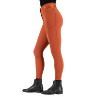 Pantalón de equitación Euro-Star Athletic Luxe FullGrip Cinabrio oscuro Naranja