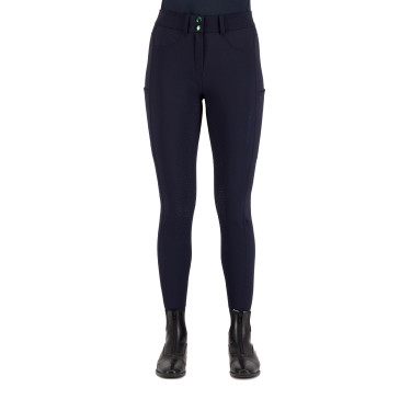 Pantalón de equitación Euro-Star Empressive FullGrip Noche Azul marino