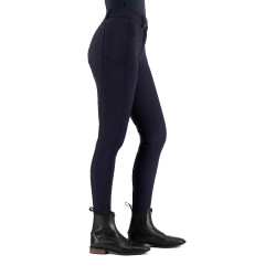 Pantalón de equitación Euro-Star Empressive FullGrip Noche Azul marino