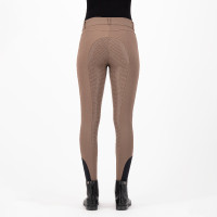 Pantalón de equitación Imperial Riding Suzy FullGrip Macchiato Marrón
