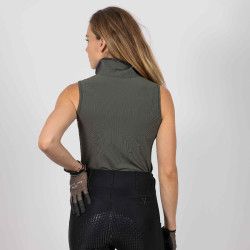 Polo sin mangas de tejido técnico HV Polo 4-Ever Pradera Verde