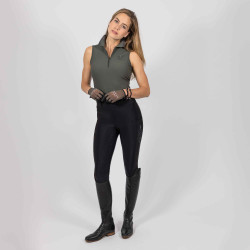 Polo sin mangas de tejido técnico HV Polo 4-Ever Pradera Verde