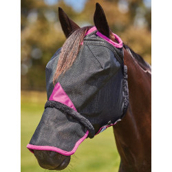 Máscara anti-moscas Weatherbeeta ComFiTec Deluxe Durable Mesh con nariz Máscara anti-moscas Weatherbeeta ComFiTec Deluxe Durable Mesh con nariz