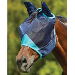 Máscara antimoscas Weatherbeeta ComFiTec Deluxe de malla fina con orejas