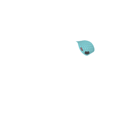 Alfombrilla de silla para juguete Mini Poni LeMieux Azul