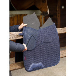 Almohadilla amortiguadora LeMieux dressage square ProSorb 2 Bolsillos Marino Azul marino Almohadilla amortiguadora LeMieux dressage square ProSorb 2 Bolsillos Marino Azul marino