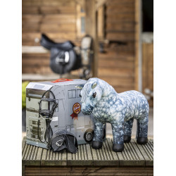 Camión de cartón para juguete pony LeMieux