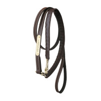 Longe y cadena de presentación de cuero Kentucky Castaño Marrón Longe y cadena de presentación de cuero Kentucky Castaño Marrón