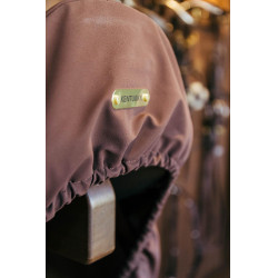 Funda de silla con placa de oro Kentucky Castaño Marrón Funda de silla con placa de oro Kentucky Castaño Marrón