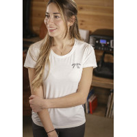 Camiseta Tecty Pénélope de manga corta Crudo Blanco