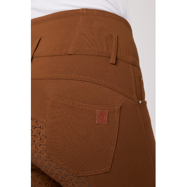 Pantalones de Montar con Cintura Alta deAsiento Completo de Silicona para Mujer Tara Horze Pantalones de Montar con Cintura Alta deAsiento Completo de Silicona para Mujer Tara Horze