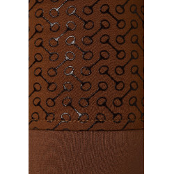 Pantalones de Montar con Cintura Alta deAsiento Completo de Silicona para Mujer Tara Horze Marrón oscuro Pantalones de Montar con Cintura Alta deAsiento Completo de Silicona para Mujer Tara Horze Marrón oscuro