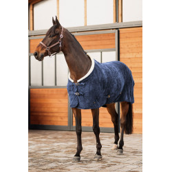 Alfombra polar Horze Lincoln con cuello de piel