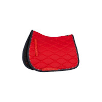 Almohadilla de doma B Vertigo Amory con monograma bordado Rojo rosa agracejo