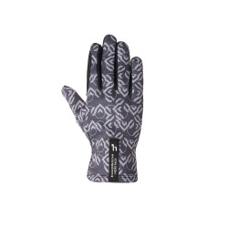 Guantes de equitación Horze Jorja Negro caviar Guantes de equitación Horze Jorja Negro caviar