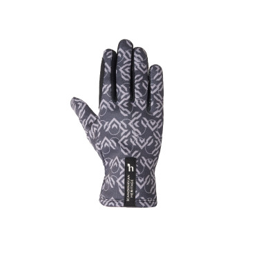 Guantes de equitación Horze Jorja Negro caviar Guantes de equitación Horze Jorja Negro caviar