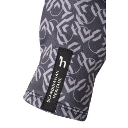 Guantes de equitación Horze Jorja Negro caviar Guantes de equitación Horze Jorja Negro caviar