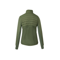 Anorak híbrido Horze Annika, mujer Verde oliva