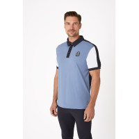 Polo funcional B Vertigo Alec para hombre Azul infinito / blanco