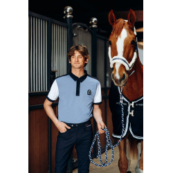 Polo funcional B Vertigo Alec para hombre Azul infinito / blanco Polo funcional B Vertigo Alec para hombre Azul infinito / blanco