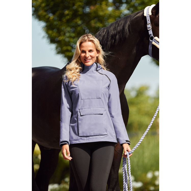 Chaqueta de equitación impermeable Horze Ayla con cremalleras para mujer Chaqueta de equitación impermeable Horze Ayla con cremalleras para mujer